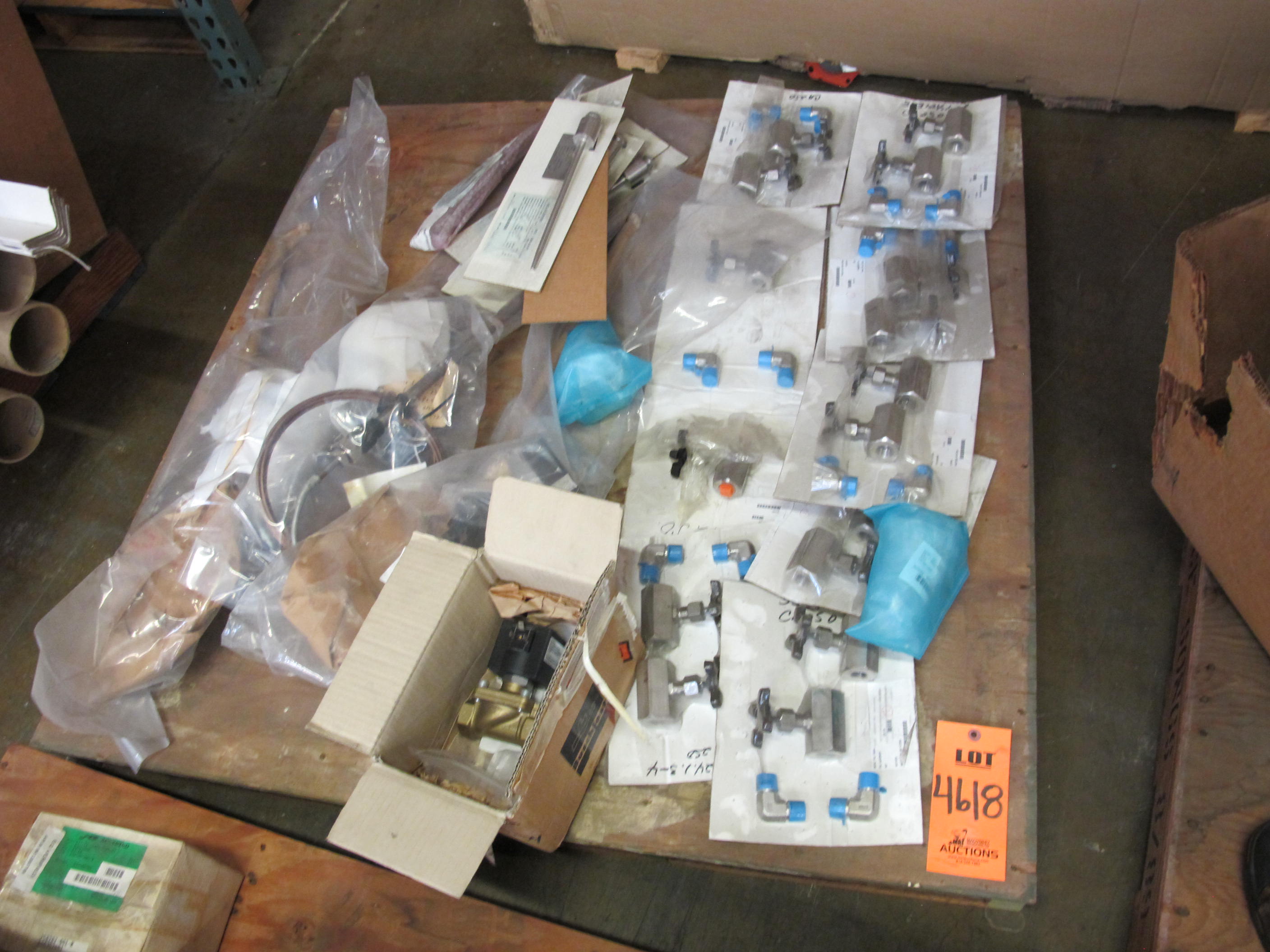 LOT TO INCLUDE: (48) ELECTRO MOTIVE BYPASS VALVE ELEMENTS, (4) INGERSOLL-RAND PISTON RING SETS, (13) ASSEMBLY, TURBINE/GENERATOR TYPE, OIL WIPER APPLICATION, GLAND RING KIND, 10" OTHER, (8) VALVE KITS, (7) THERMOWELL INCONEL 690 MATERIAL. LOADING & HANDLING FEE $15-4618